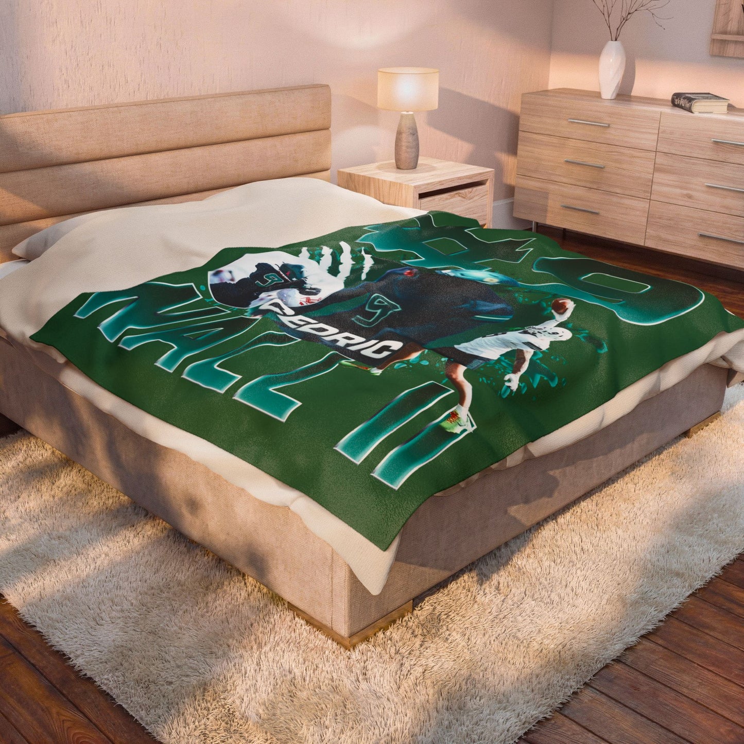 Cedric Wall II 60"-80" Plush Blanket