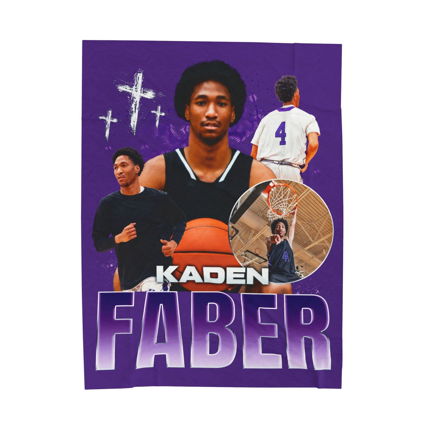 Kaden Faber 60"-80" Plush Blanket