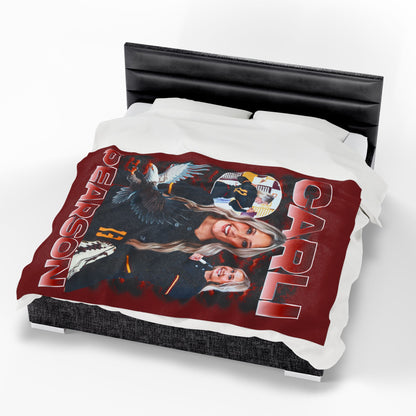 Carli Pearson Single Color Combo 60"-80" Plush Blanket