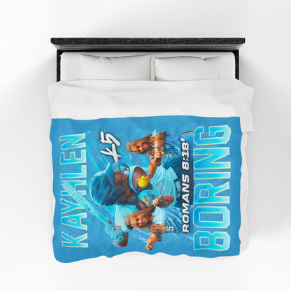 Kayhlen Boring 60"-80" Plush Blanket