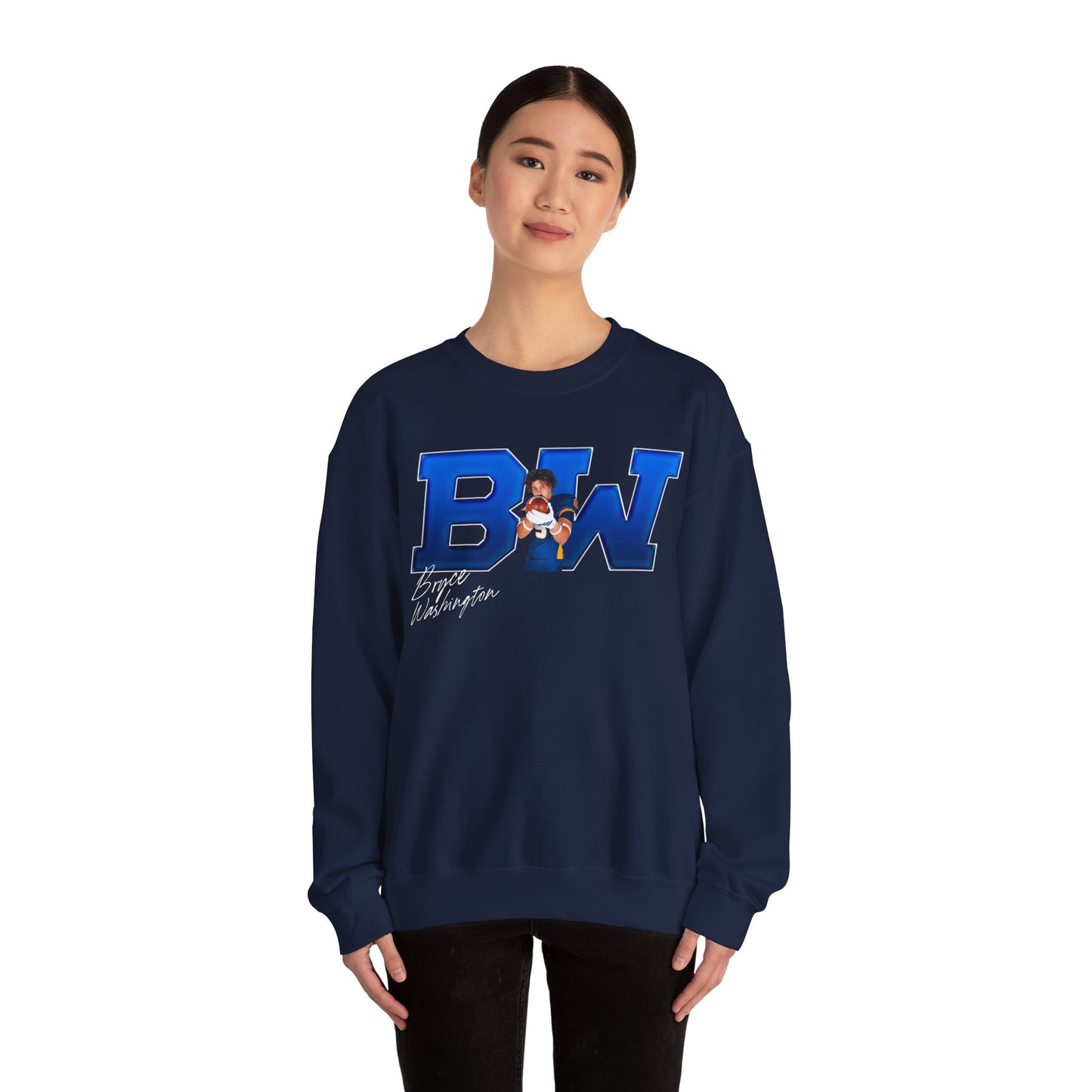 Bryce Washington Big Initials Crewneck Sweatshirt