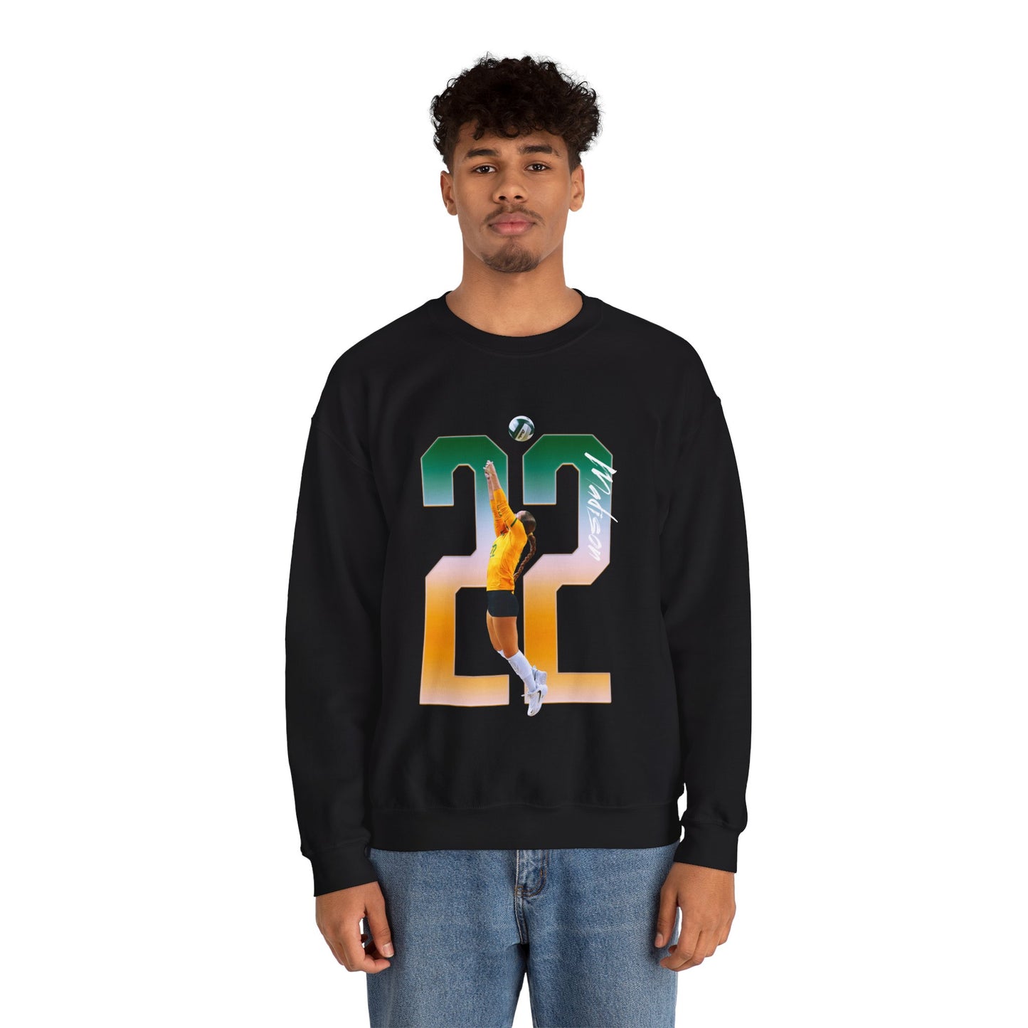 Morgan Madison Player Icon Number Crewneck Sweatshirt