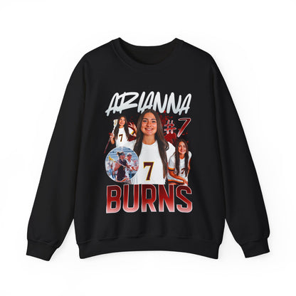 Arianna Burns White & Colored Combo Crewneck Sweatshirt