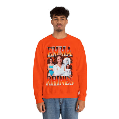 Emma Rhines Hombre Combo Crewneck Sweatshirt