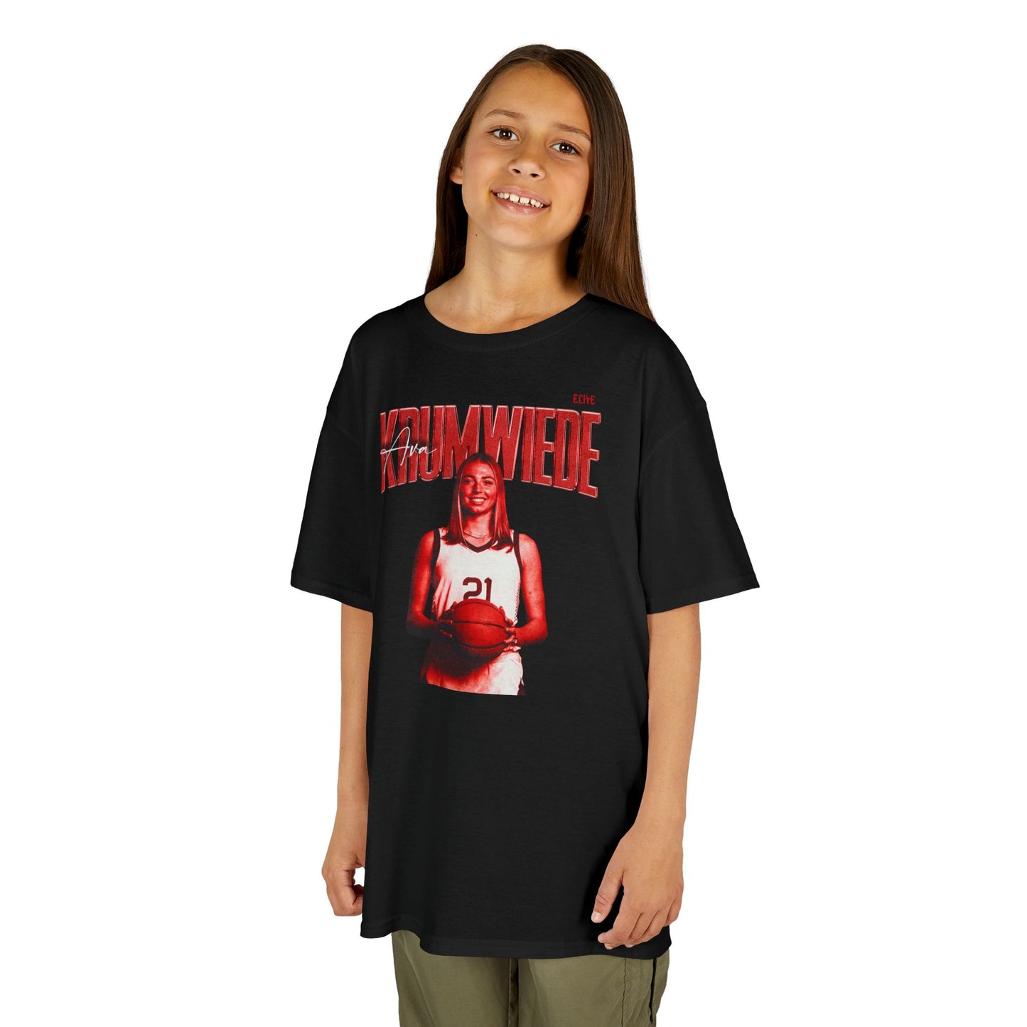 Ava Krumwiede Faded Glory Kids Tee