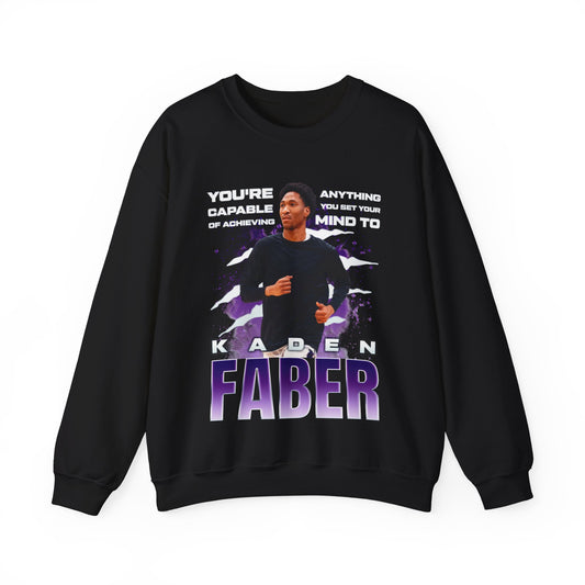 Kaden Faber Featured Quote Crewneck Sweatshirt