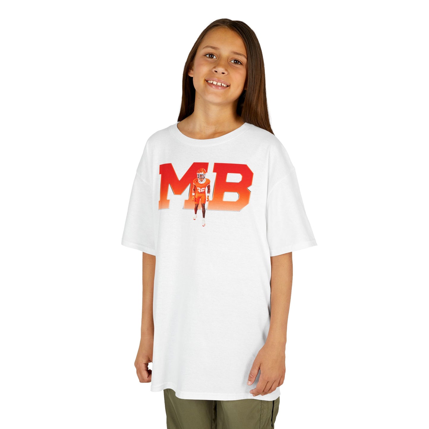 Marcus Bourda Jr. Big Initials Kids Tee