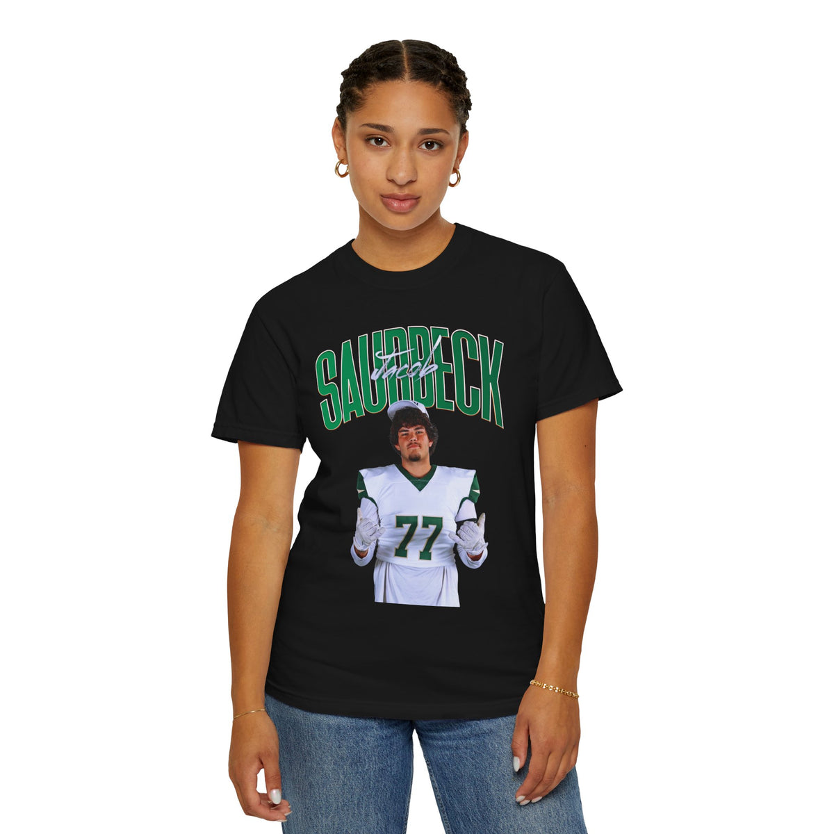 Jacob Saurbeck Curved Combo Colored Premium Tee