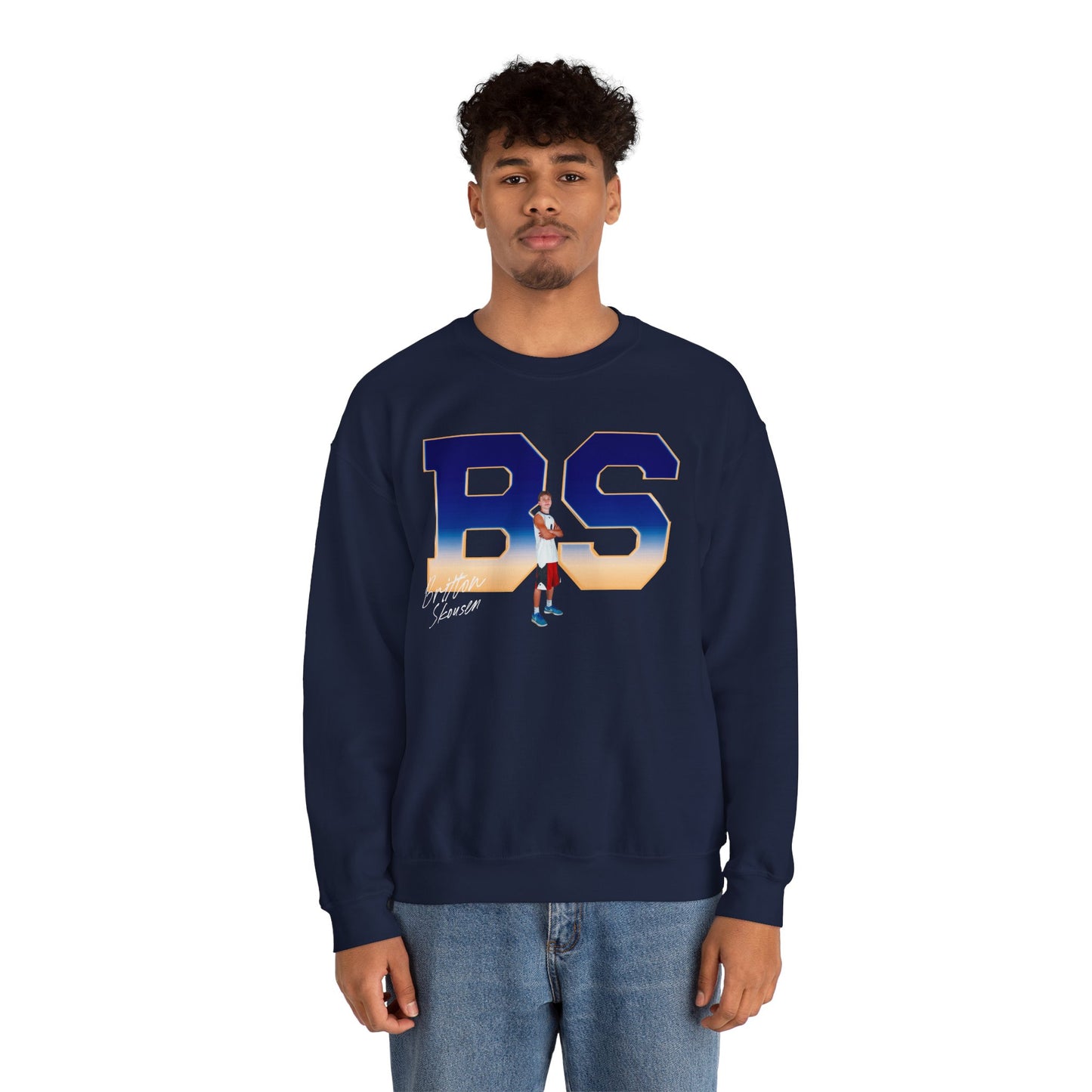 Britton Skousen Big Initials Crewneck Sweatshirt
