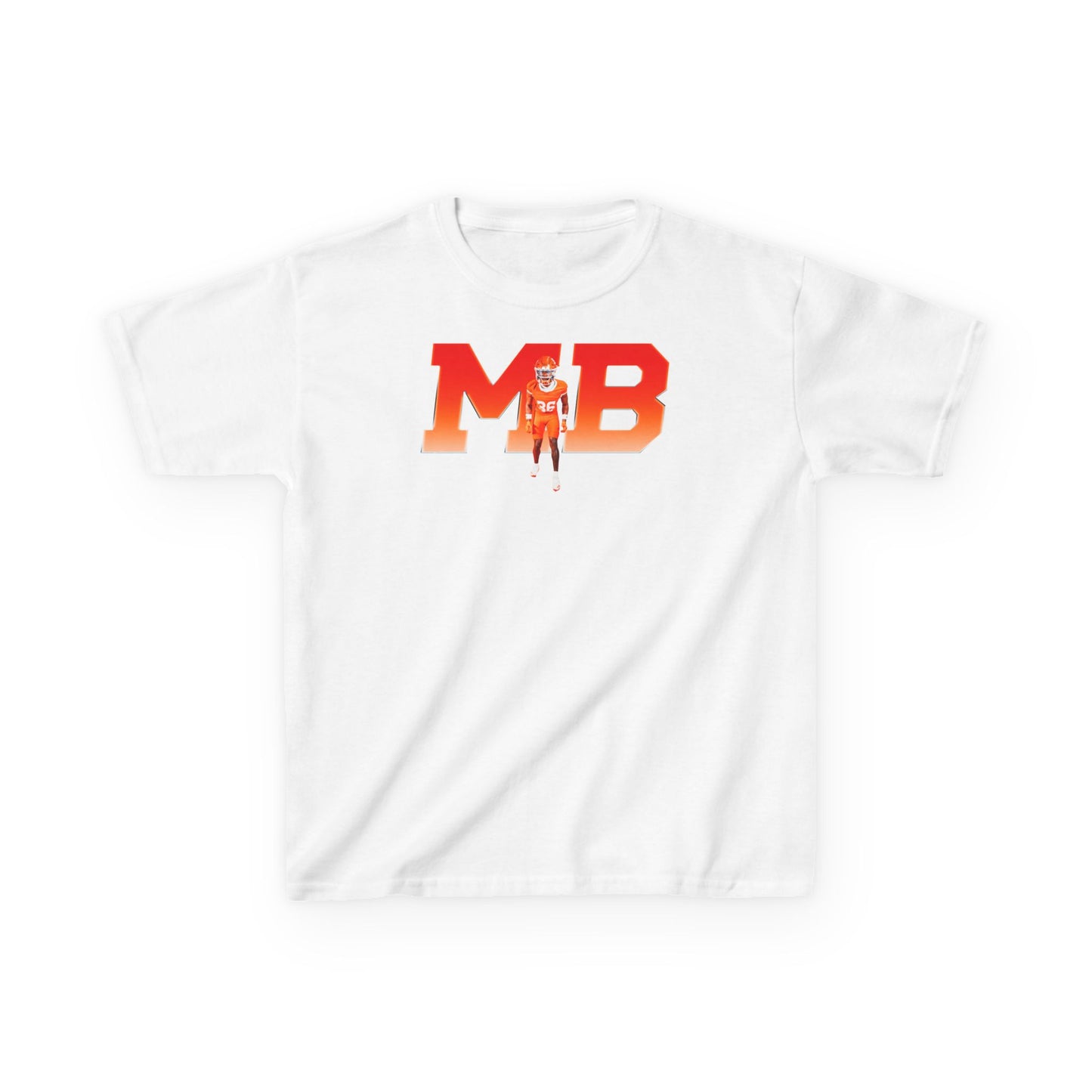 Marcus Bourda Jr. Big Initials Kids Tee