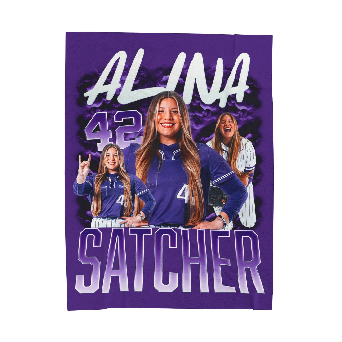 Alina Satcher 60"-80" Plush Blanket
