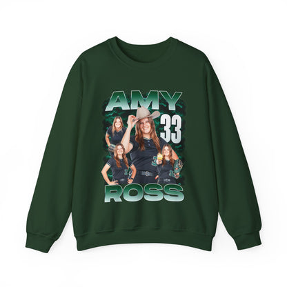 Amy Ross Single Color Combo Crewneck Sweatshirt