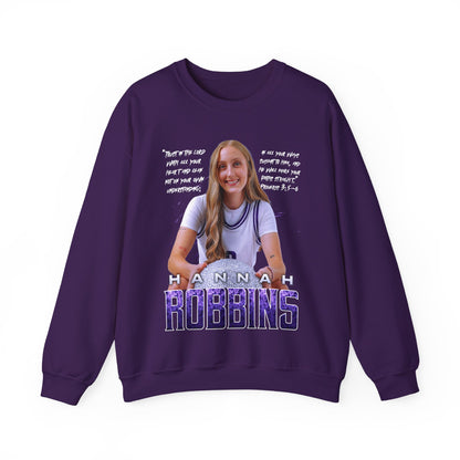 Hannah Robbins Featured Quote Crewneck Sweatshirt