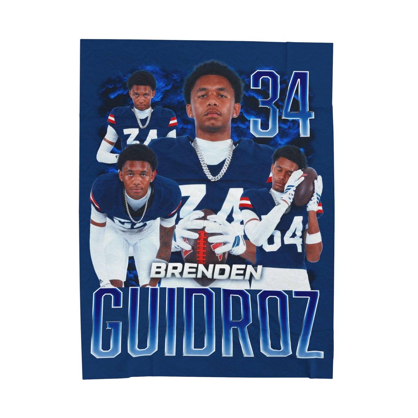 Brenden Guidroz 60"-80" Plush Blanket