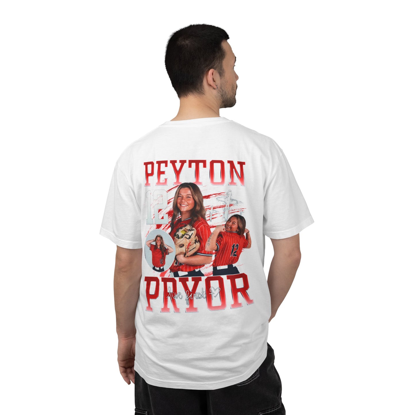 Peyton Pryor Logo Front & Back Premium Tee