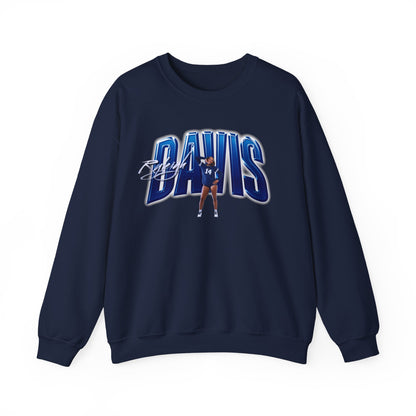 Ryleigh Davis Curved Combo Colored Crewneck Sweatshirt