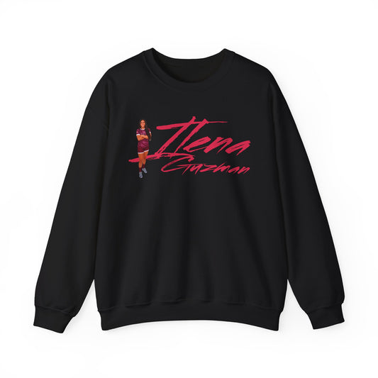 Nena Guzman Cursive Crewneck Sweatshirt