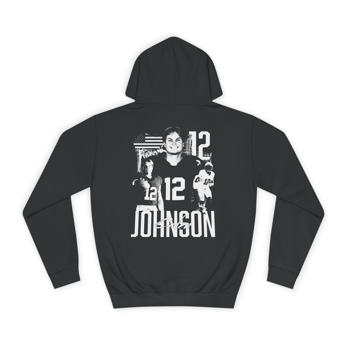 Caden Johnson Vintage Blackout Premium Hoodie