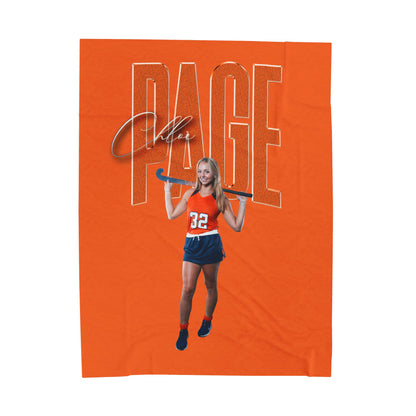 Chloe Page 60"-80" Plush Blanket