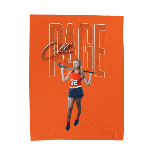 Chloe Page 60"-80" Plush Blanket