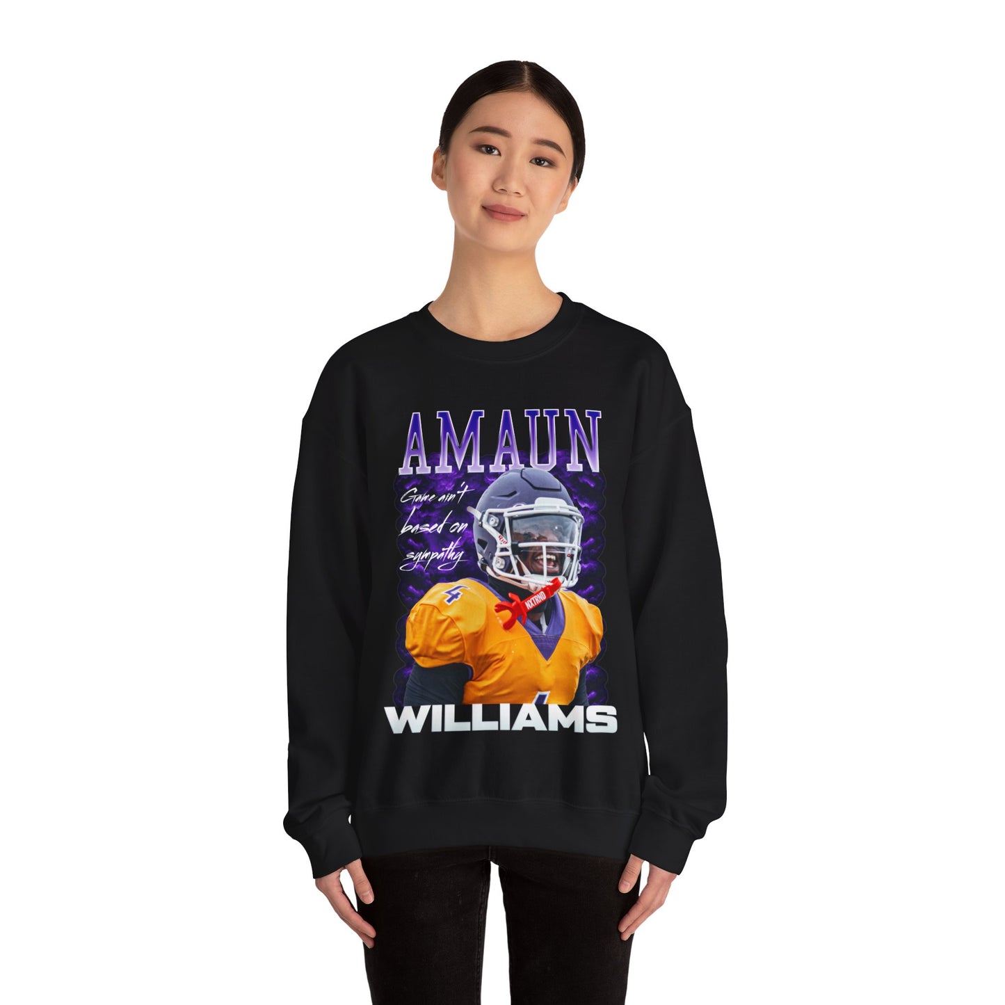 Amaun Williams Featured Quote Crewneck Sweatshirt