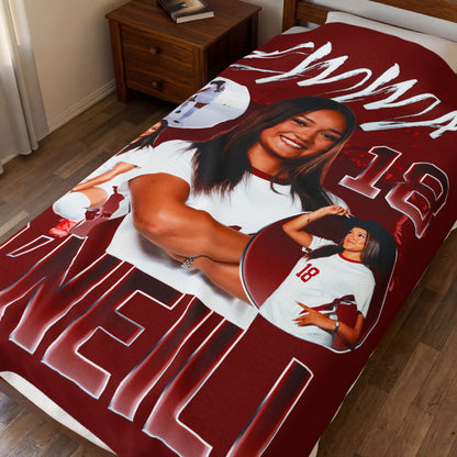 Emma O'Neill 60"-80" Plush Blanket