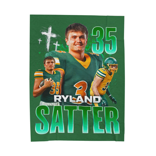 Ryland Satter 60"-80" Plush Blanket