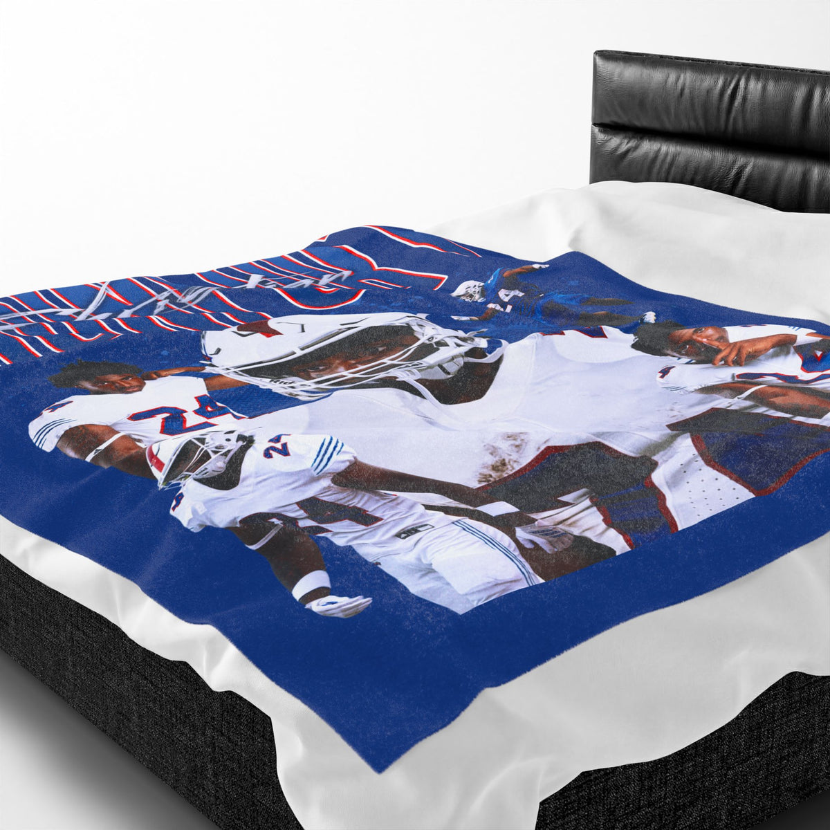 Christian Monfort 60"-80" Plush Blanket