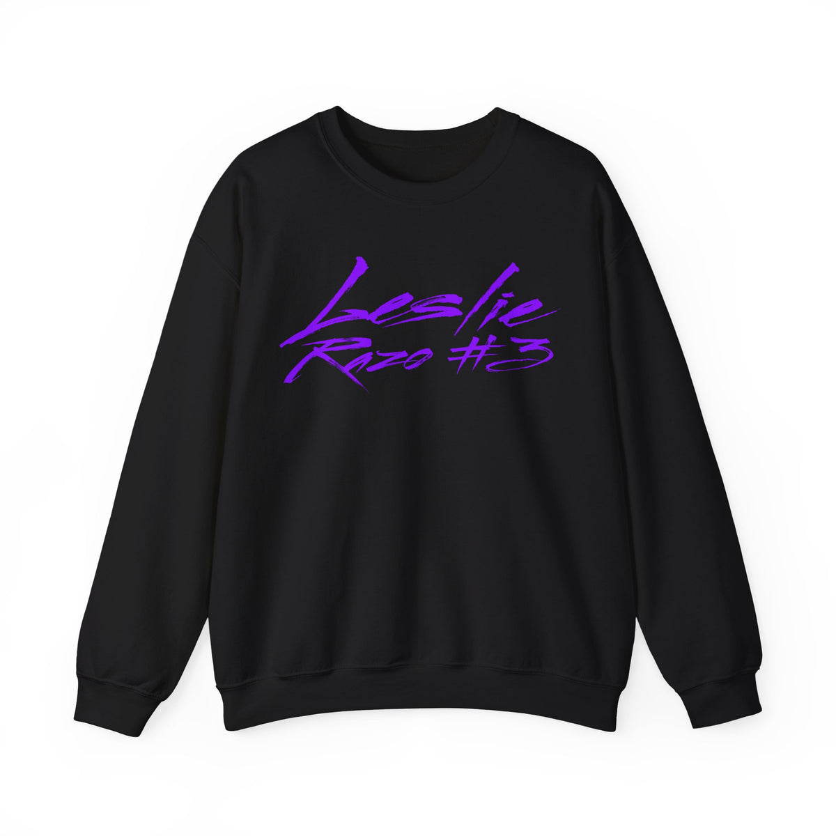 Leslie Razo Cursive Name & Number Crewneck Sweatshirt