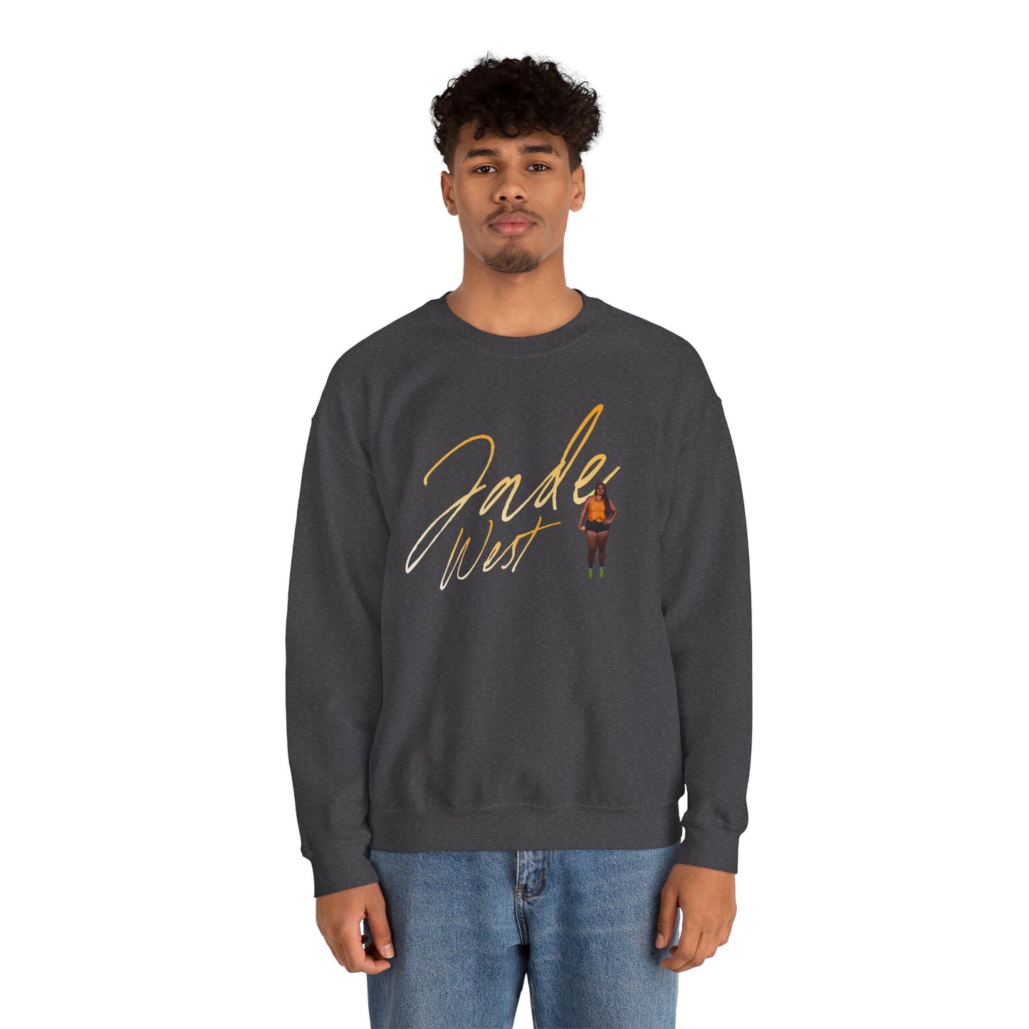 Jade West Cursive Crewneck Sweatshirt