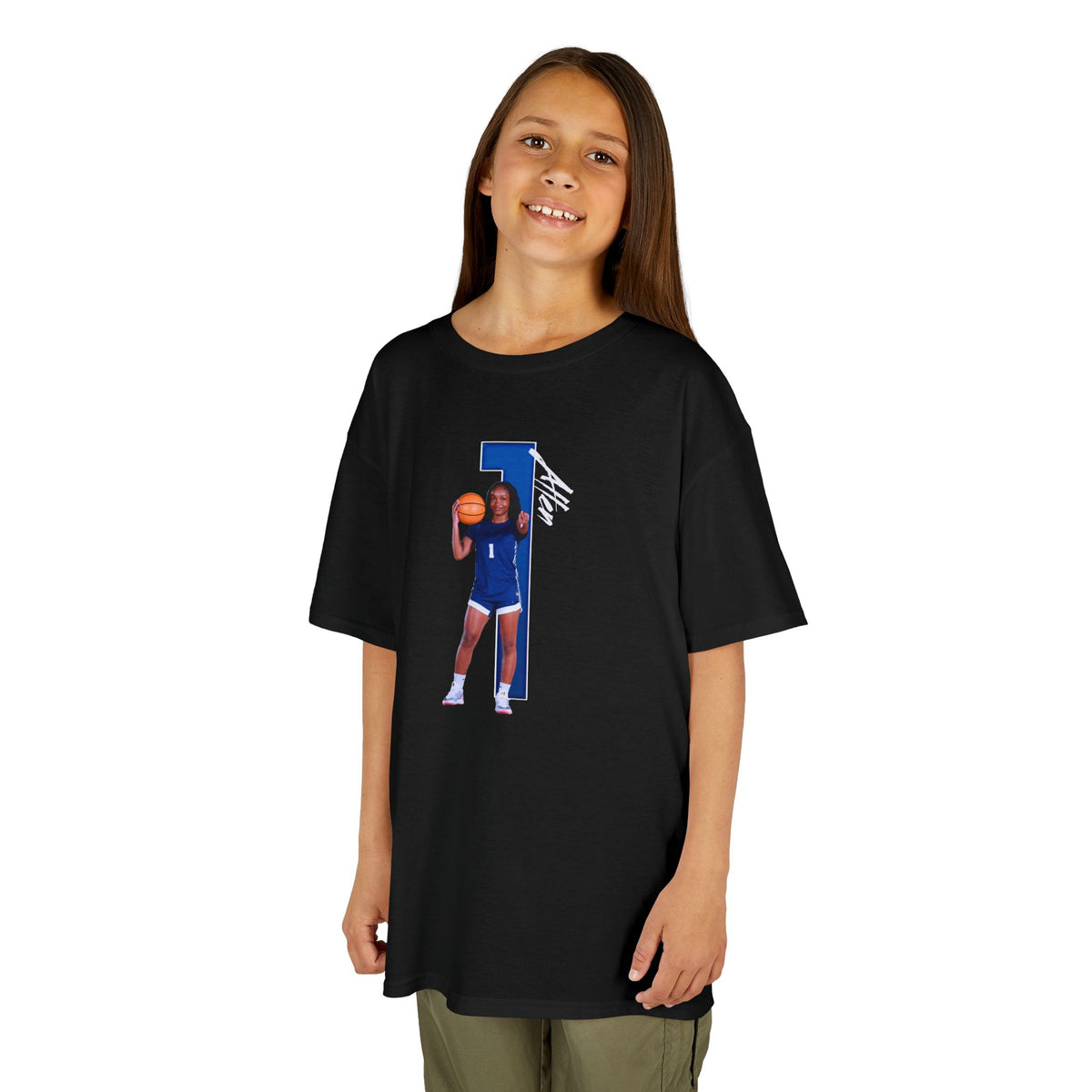Angel Allen Player Icon Number Kids Tee