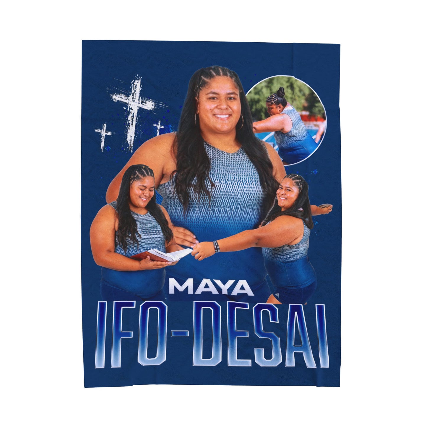 Maya Ifo Desi 60"-80" Plush Blanket