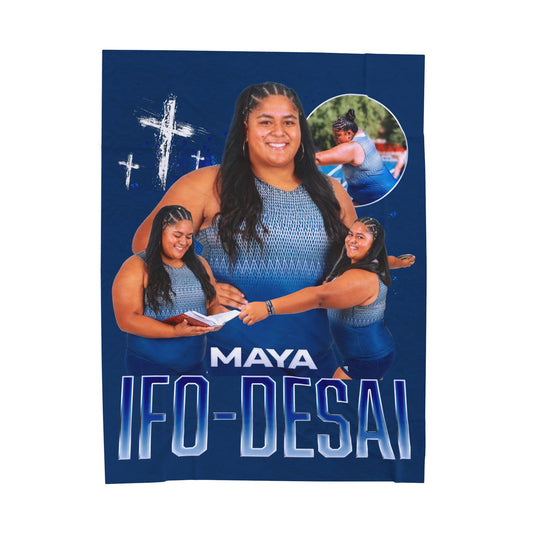 Maya Ifo Desi 60"-80" Plush Blanket