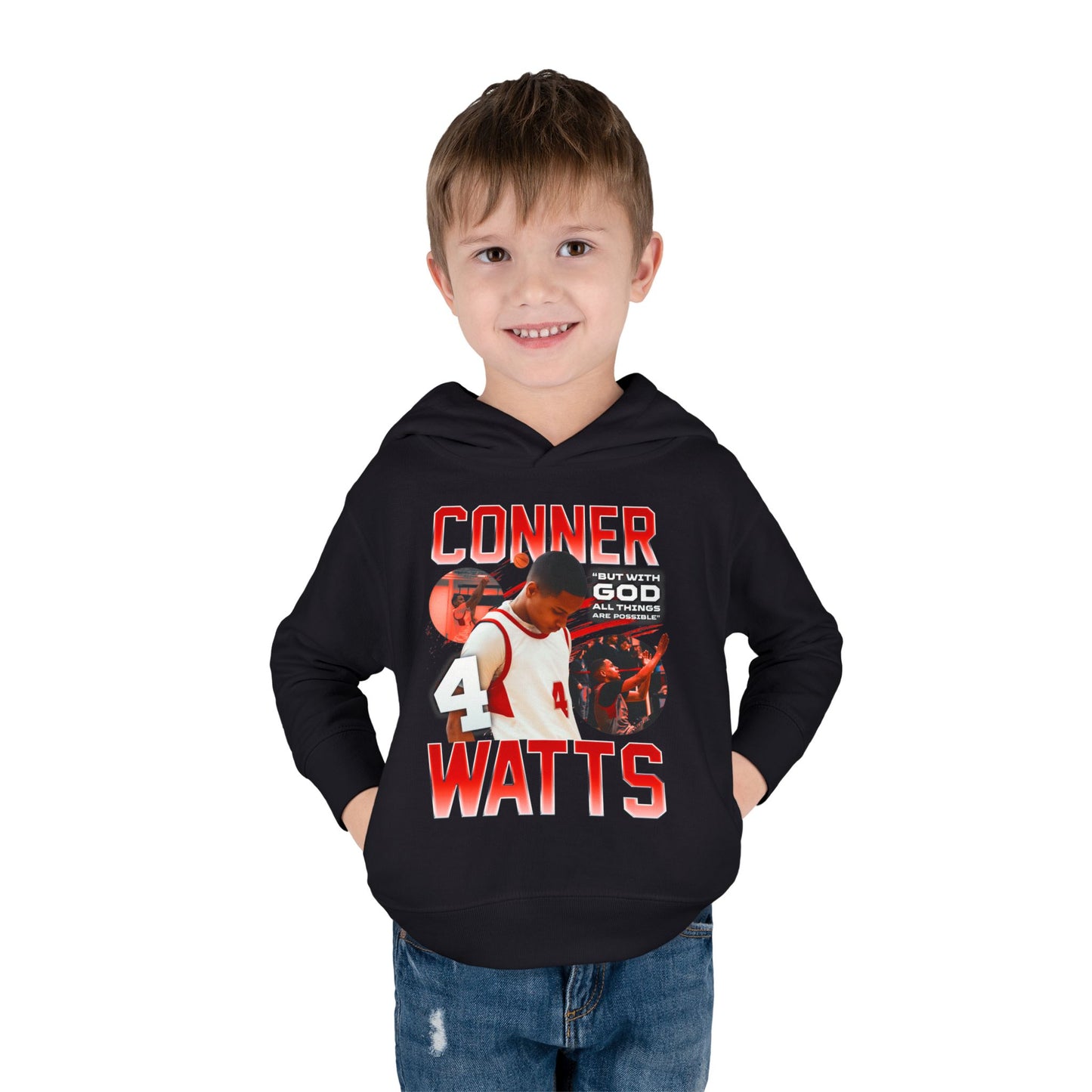 Conner Watts Toddler Pullover Hoodie