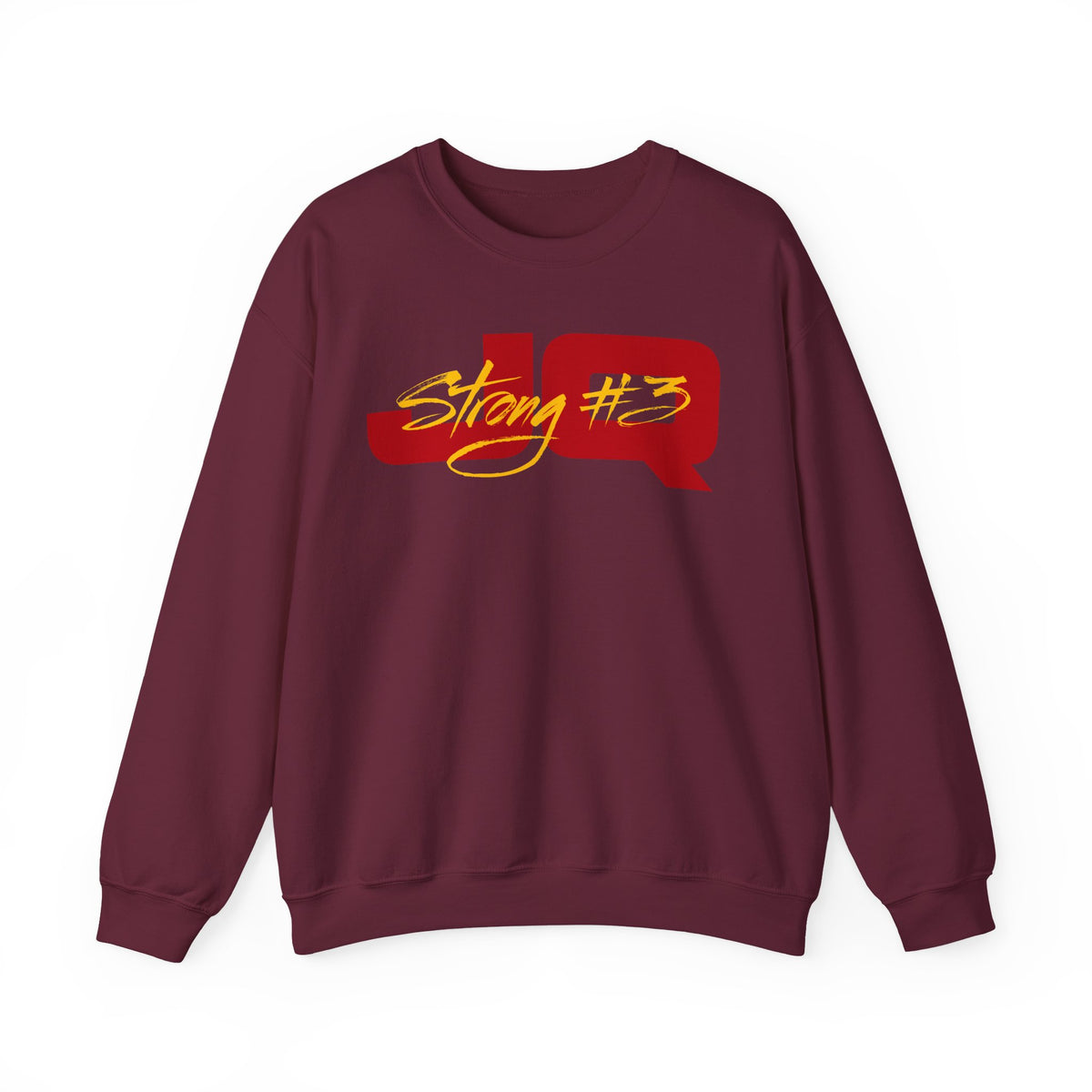 JQ Strong Cursive Name & Number Crewneck Sweatshirt