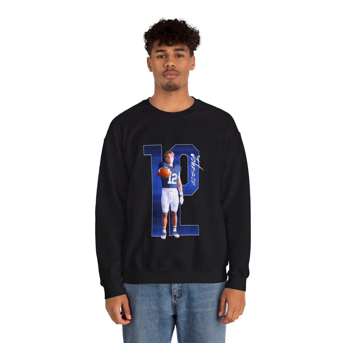 Caden Johnson Player Icon Number Crewneck Sweatshirt