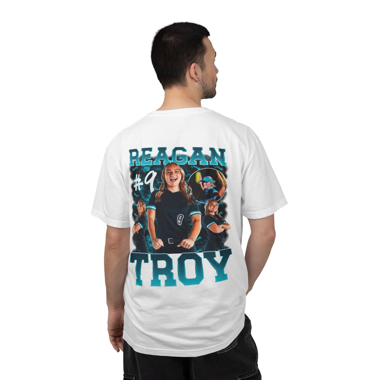 Reagan Troy Logo Front & Back Premium Tee