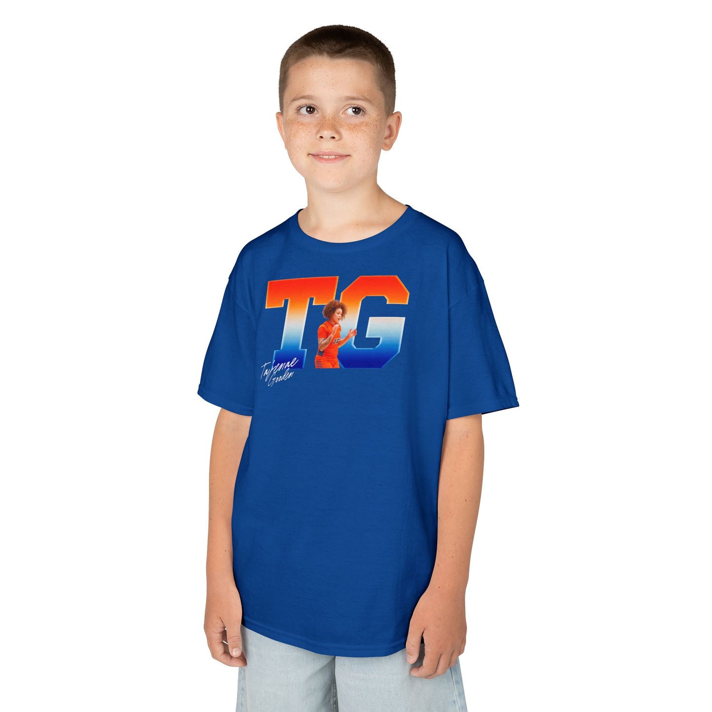 Tajenae Gooden Big Initials Kids Tee