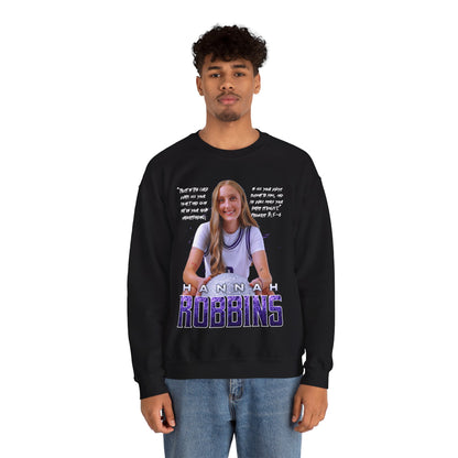 Hannah Robbins Featured Quote Crewneck Sweatshirt
