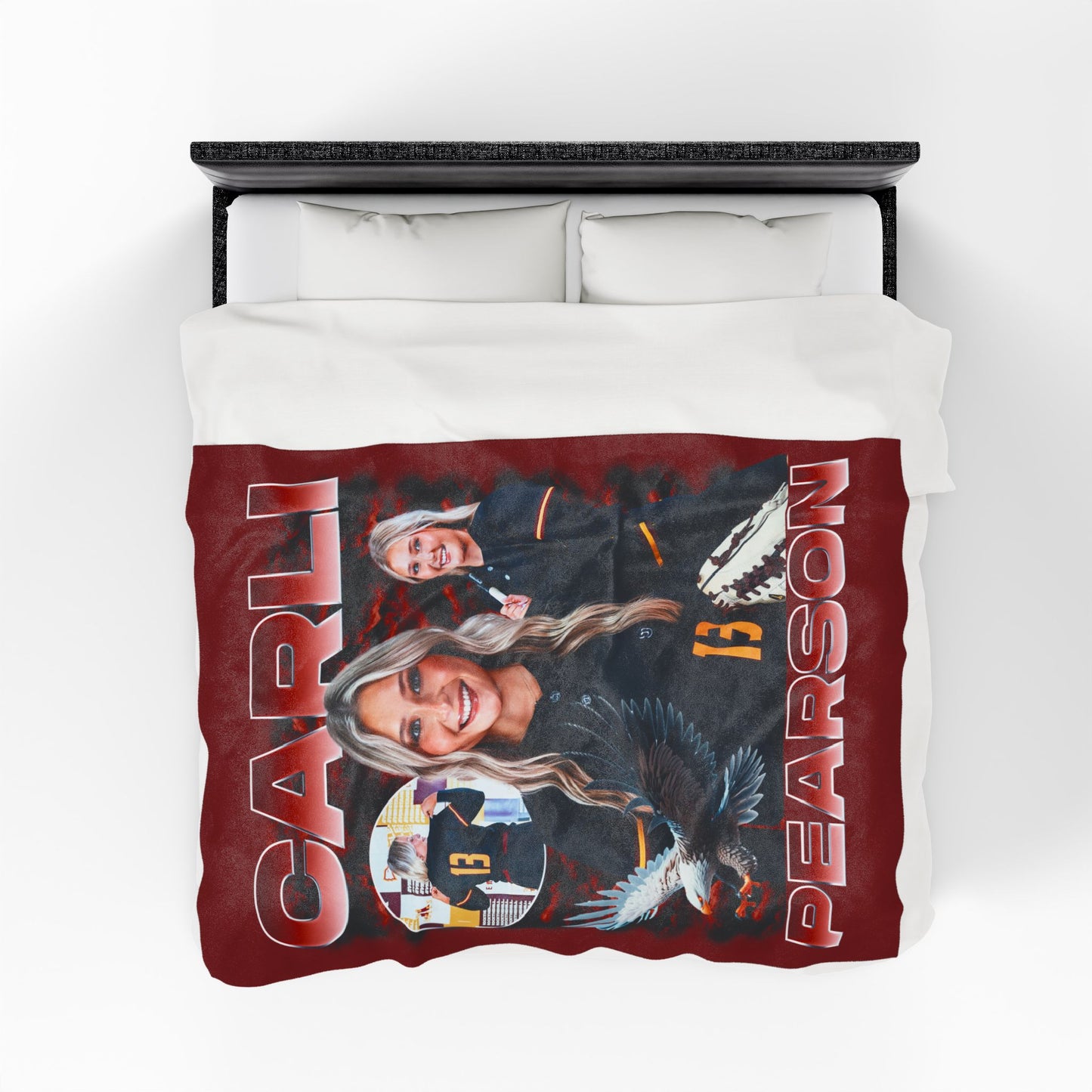 Carli Pearson Single Color Combo 60"-80" Plush Blanket