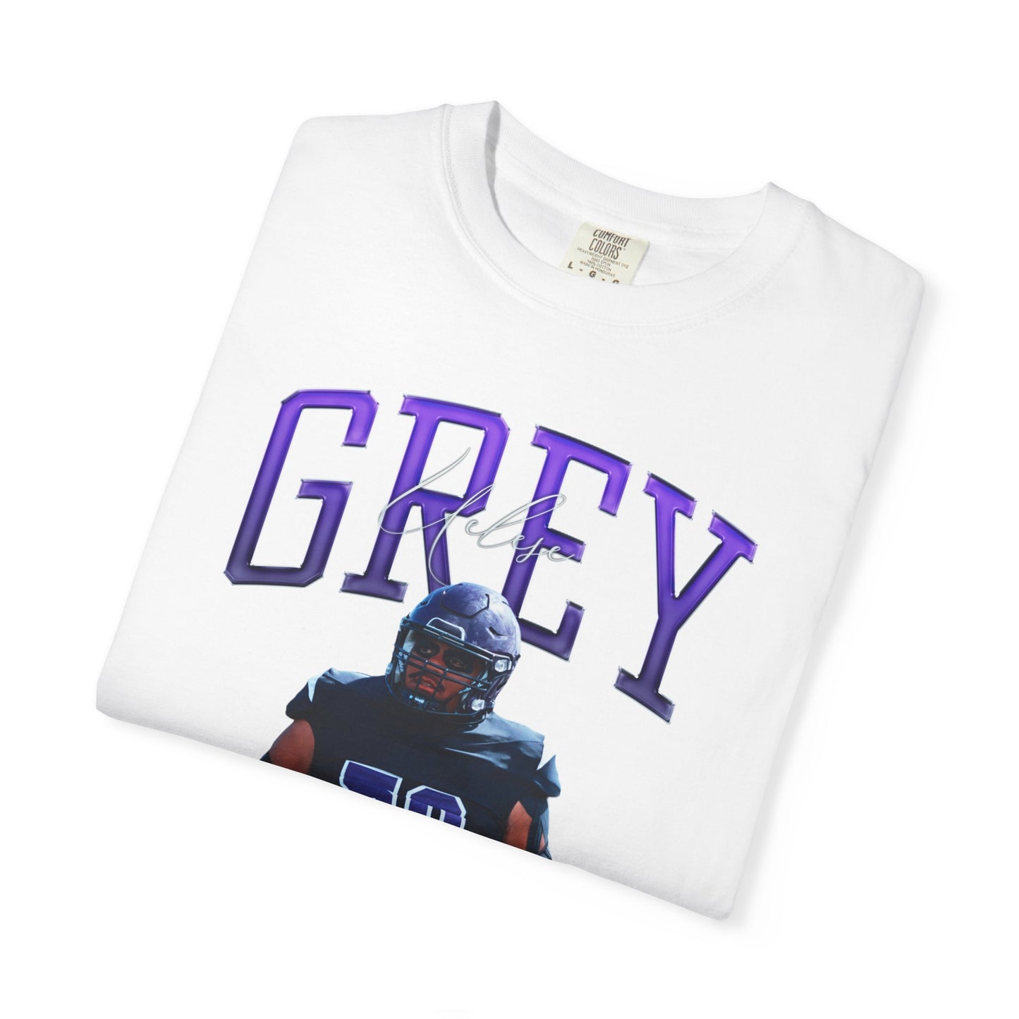 Uelese Grey Big Last Name Premium Tee