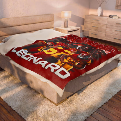 Travis Leonard 60"-80" Plush Blanket