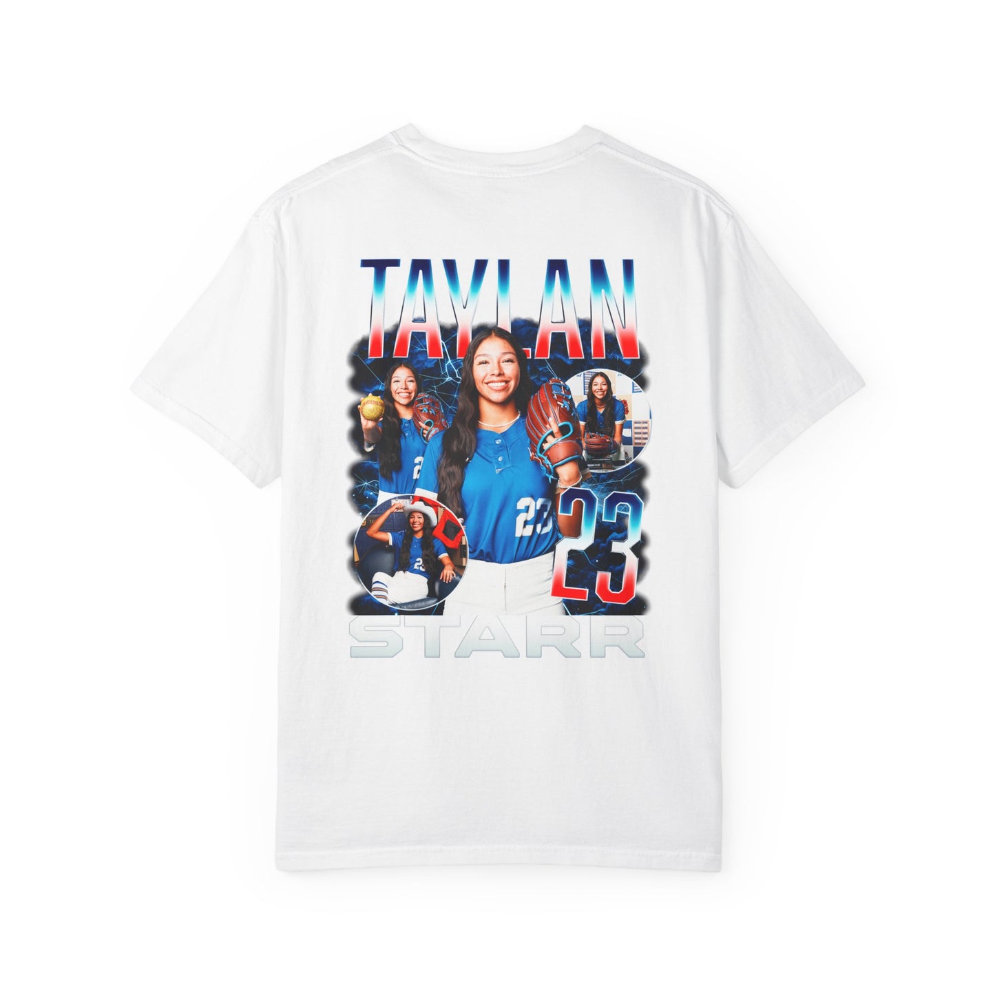 Taylan Starr Logo Front & Back Premium Tee