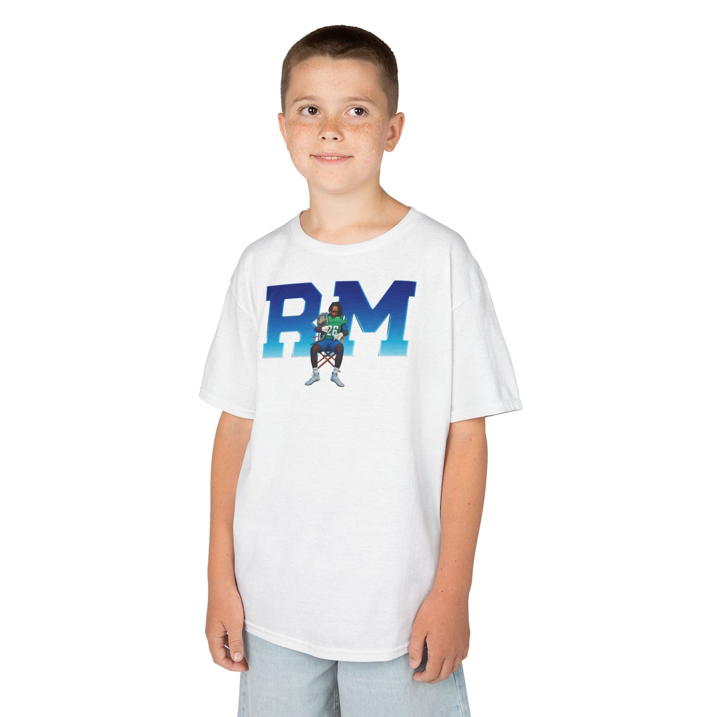 Roosevelt Miller Jr. Big Initials Colored Kids Tee