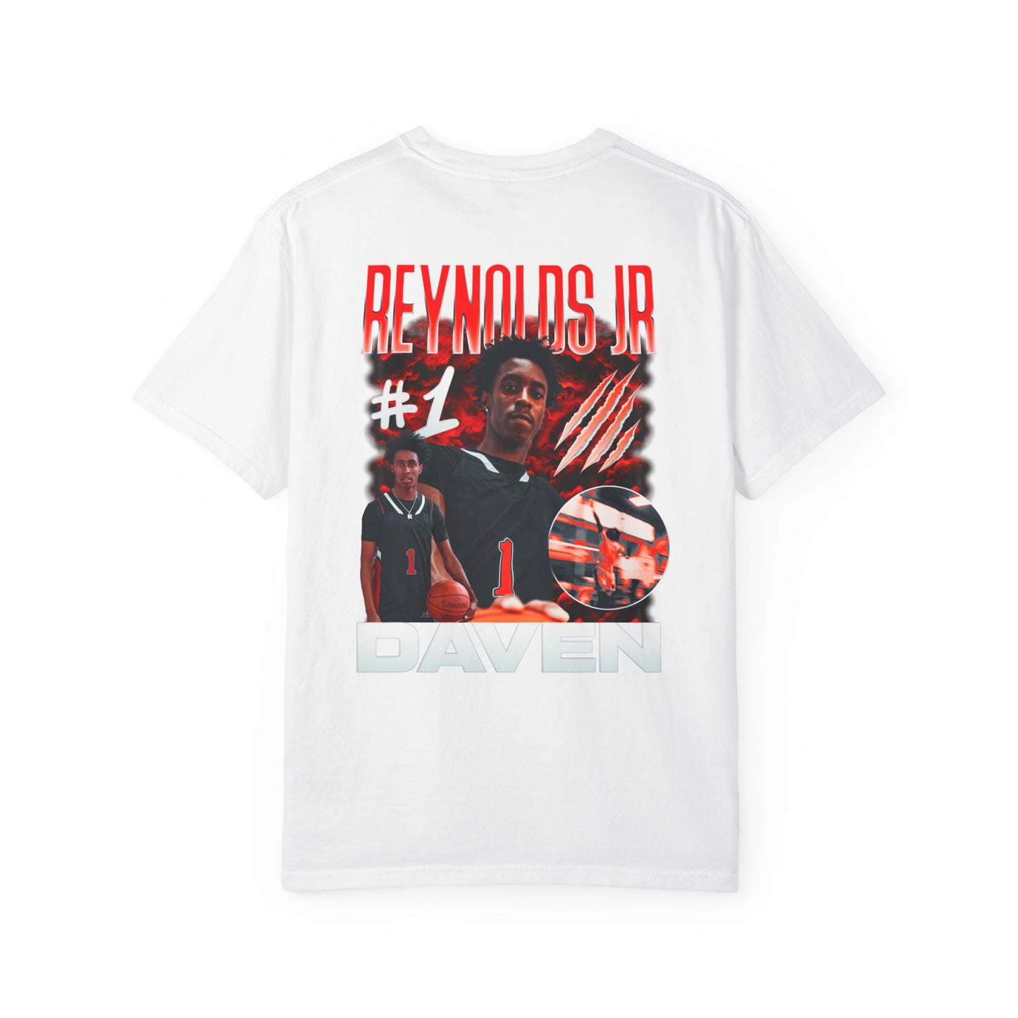 Daven Reynolds Jr. Logo Front & Back Premium Tee