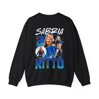 Sabria Ritto Logo Front & Back Crewneck