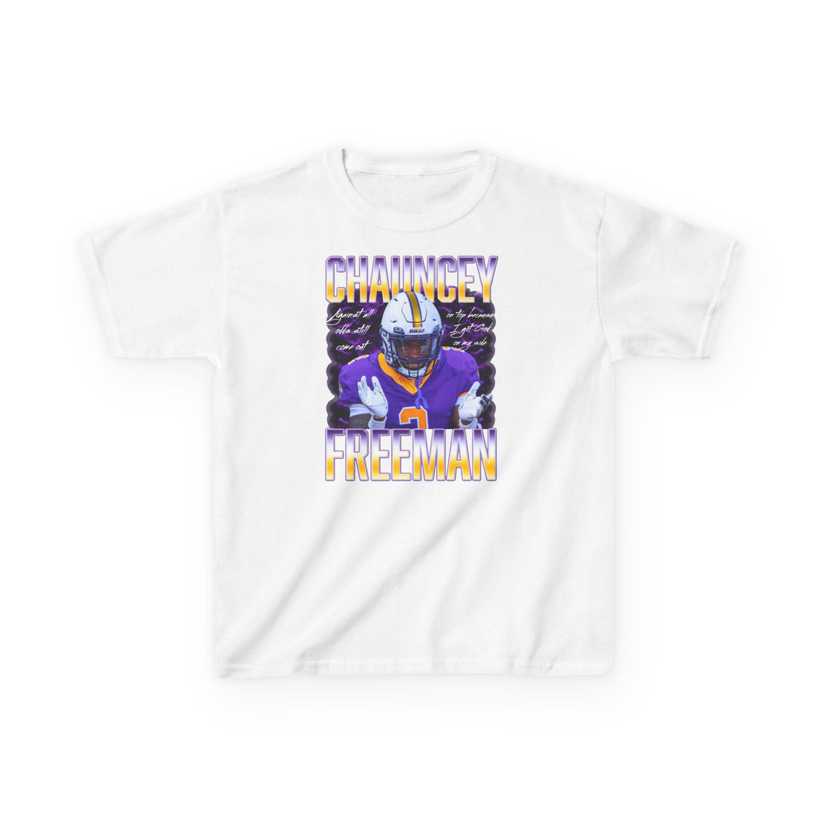 Chauncey Freeman Featured Quote Kids Tee