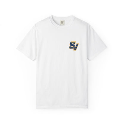 Sam Vanda Logo Front & Back Premium Tee