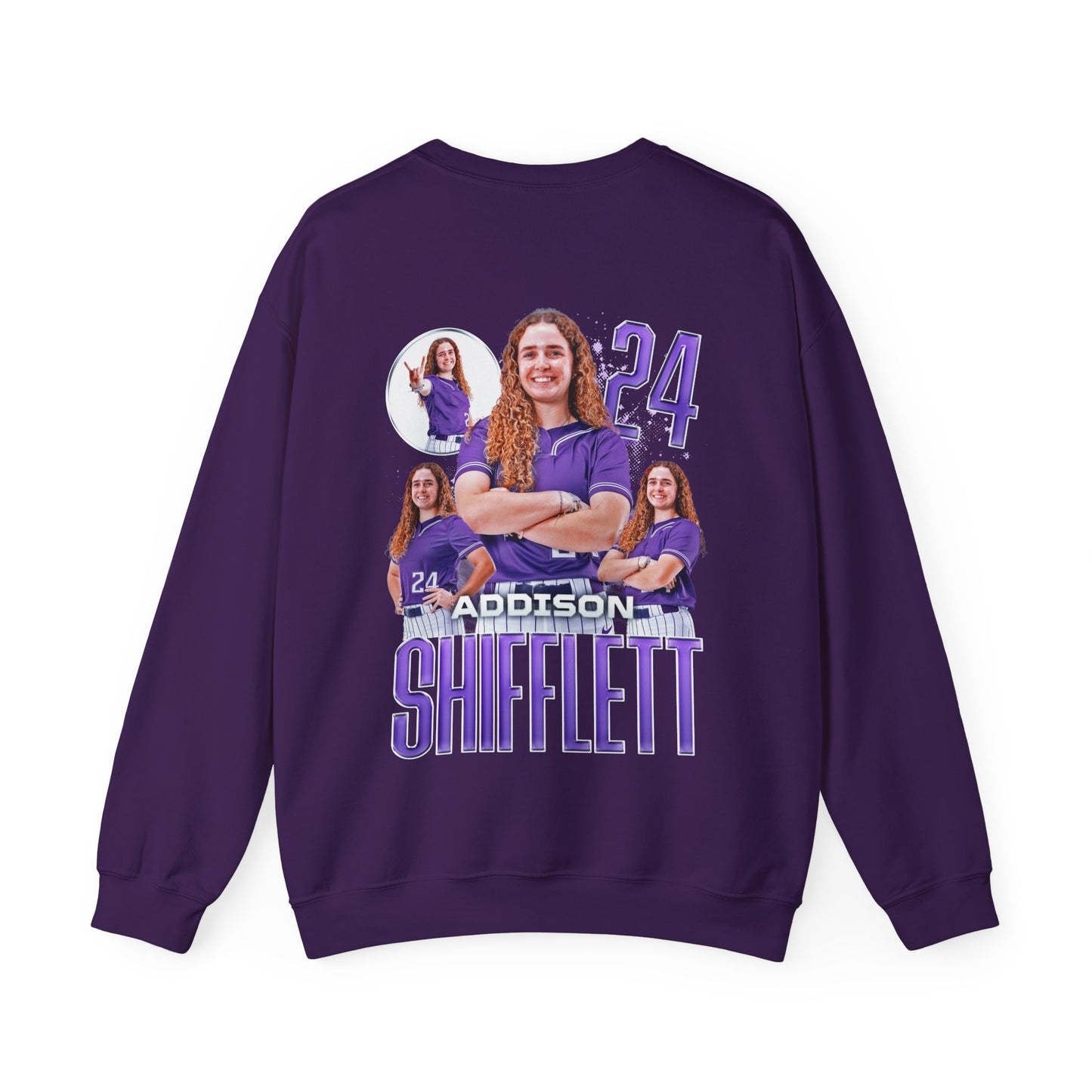 Addison Shifflett Logo Front & Back Crewneck