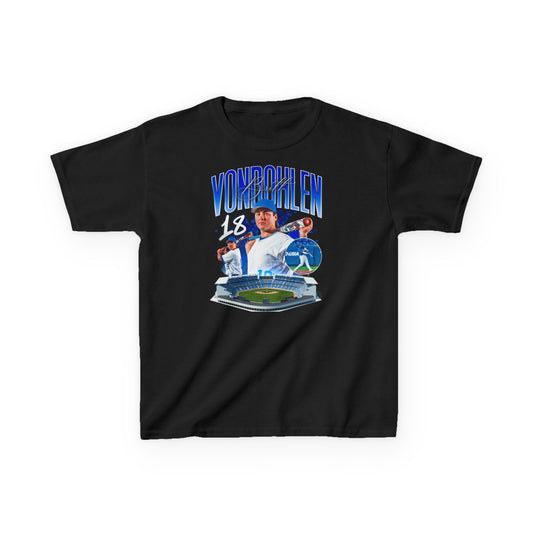 Brett Vondohlen Last Name Highlight Kids Tee